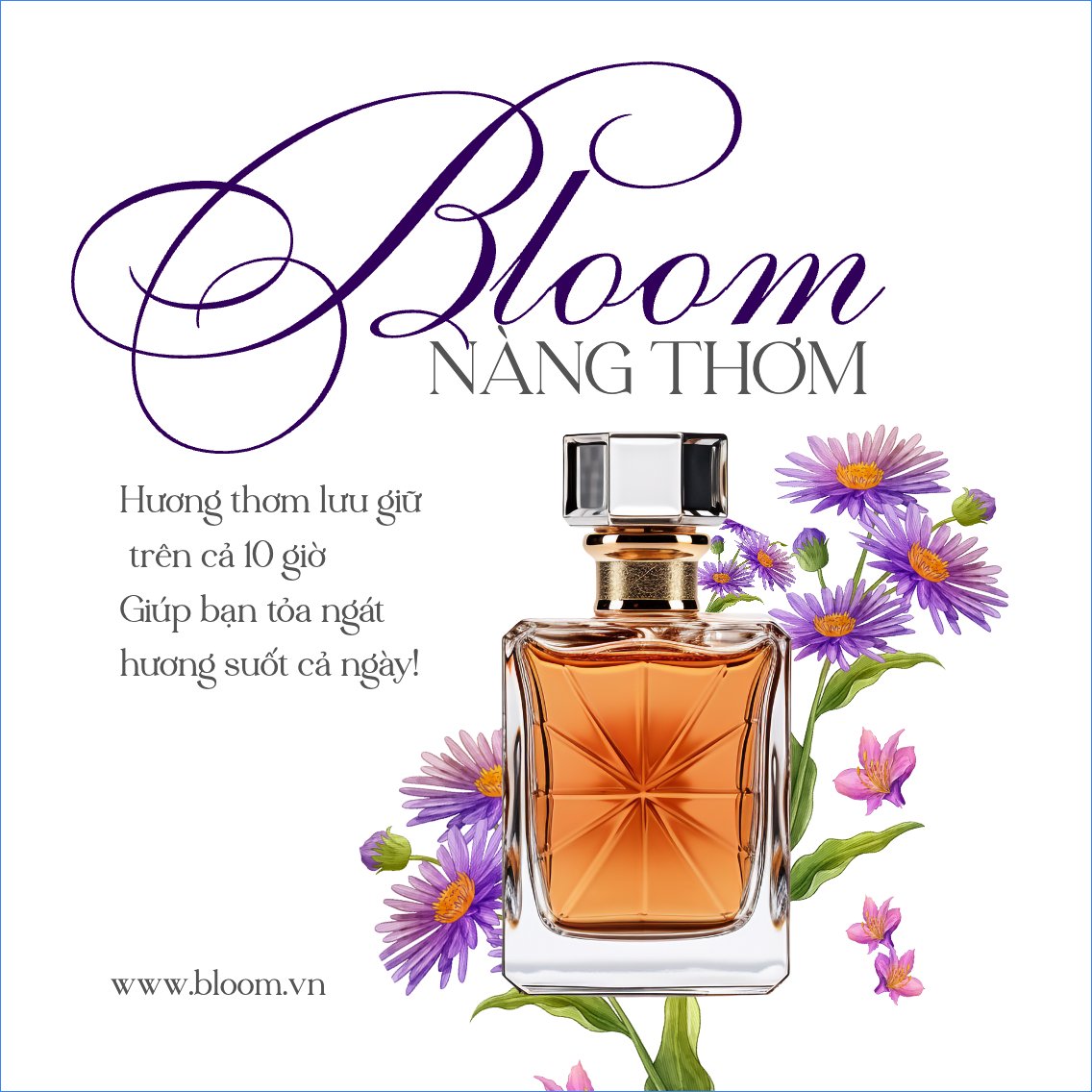 Mẫu Bài post MXH vuông Spa, beauty, làm đẹp, thẩm mỹ, comestic, nước hoa,perfume — LayerPic