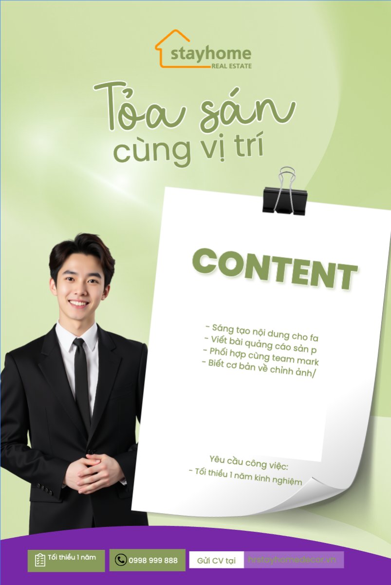 Content creator, sáng tạo nội dung, xây dựng, build, nội thất, bất động sản, interior, real estate, hiện đại, modern