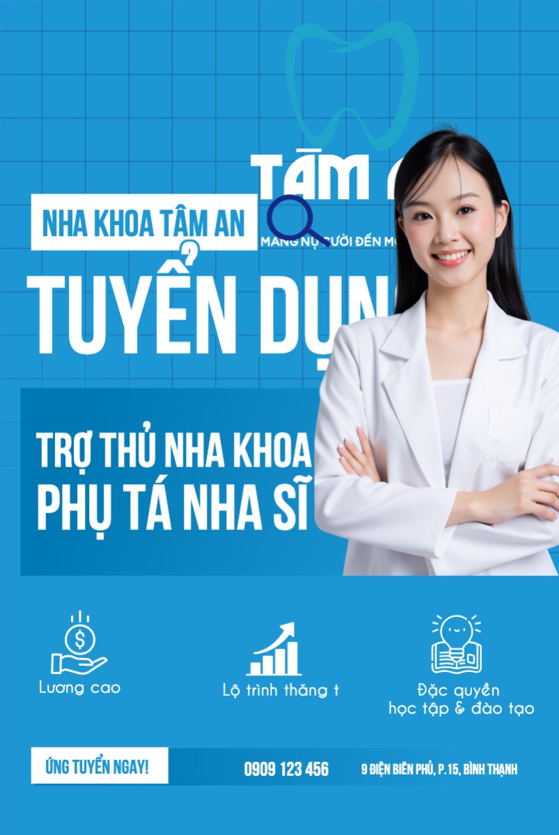 Nha khoa, thẩm mỹ viện, tuyển dụng, spa, beauty, làm đẹp, thẩm mỹ, hiện đại, modern