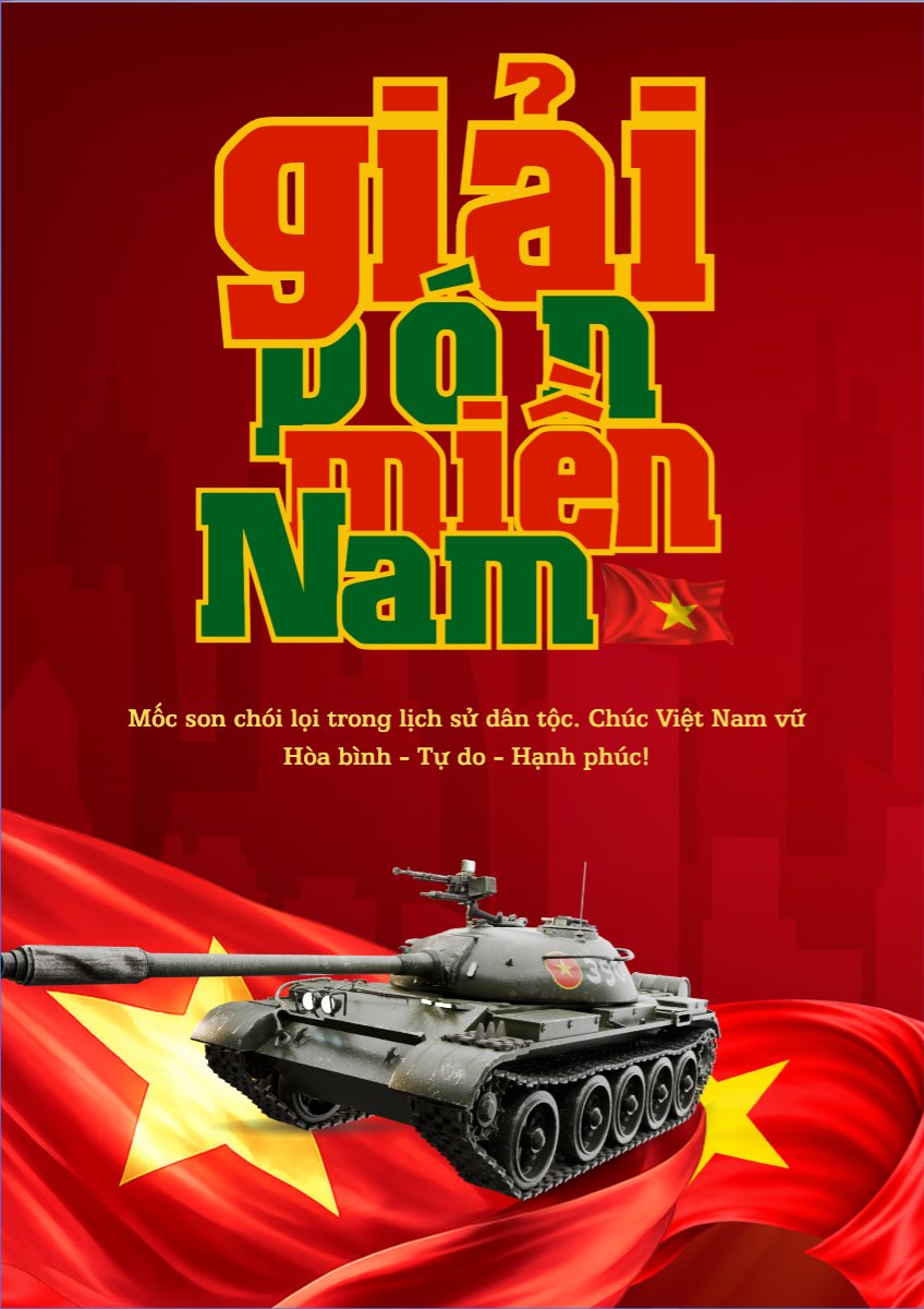 Nhiệt liệt chào mừng ngày Giải phóng miền Nam, thống nhất đất nước