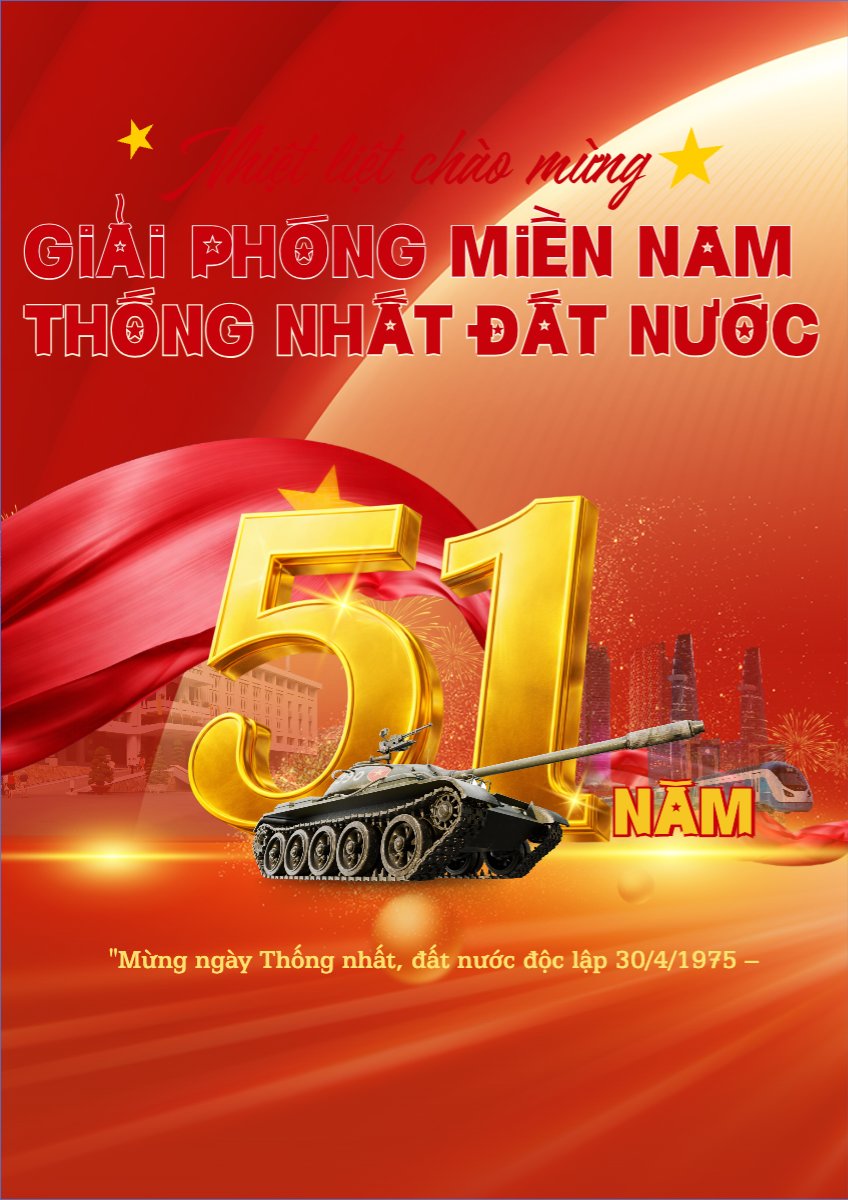 Nhiệt liệt chào mừng ngày Giải phóng miền Nam, thống nhất đất nước