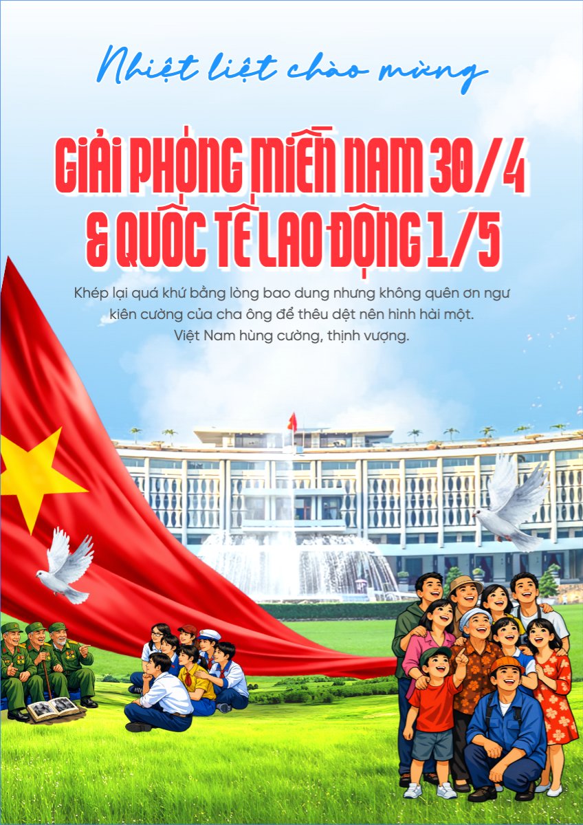 Nhiệt liệt chào mừng ngày Giải phóng miền Nam, thống nhất đất nước