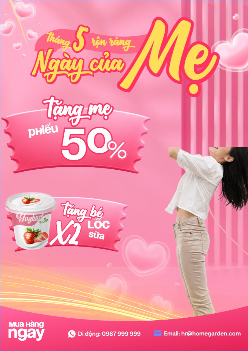 Tháng 5 rộn ràng ngày của Mẹ