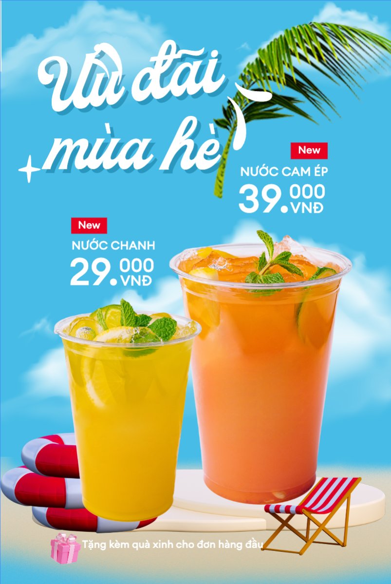Nước ép, nước uống, juice, giải khát, F&B, drink, dễ thương, hiện đại,modern