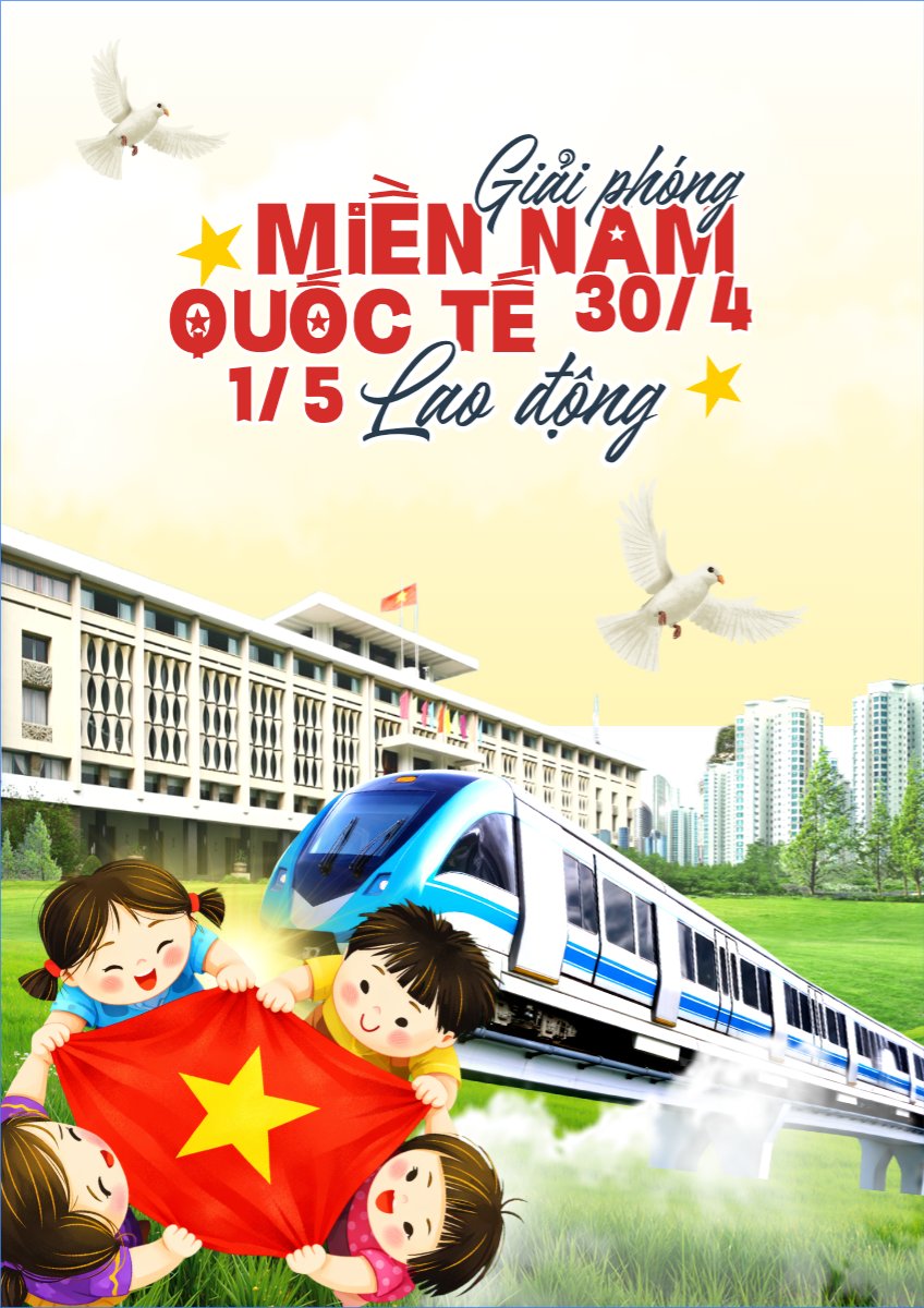 Nhiệt liệt chào mừng ngày Giải phóng miền Nam, thống nhất đất nước