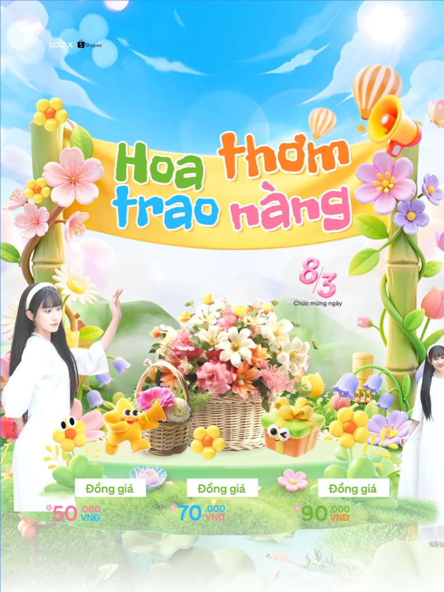 Hoa thơm trao nàng