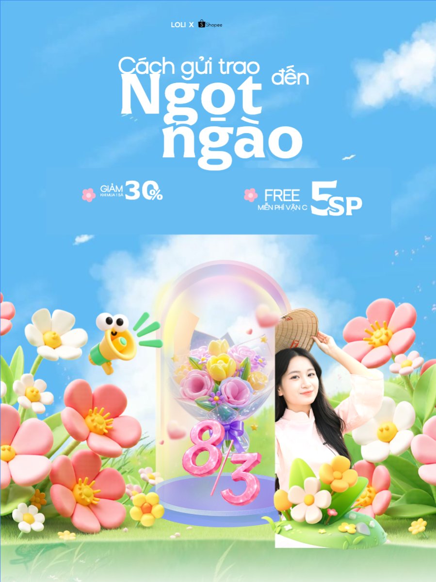 Cách gửi trao ngọt ngào đến phái đẹp