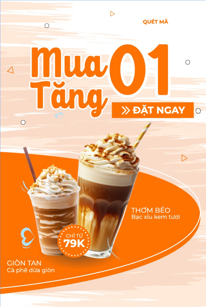 Cà phê, coffee, nước uống, juice, giải khát, F&B, drink, hiện đại