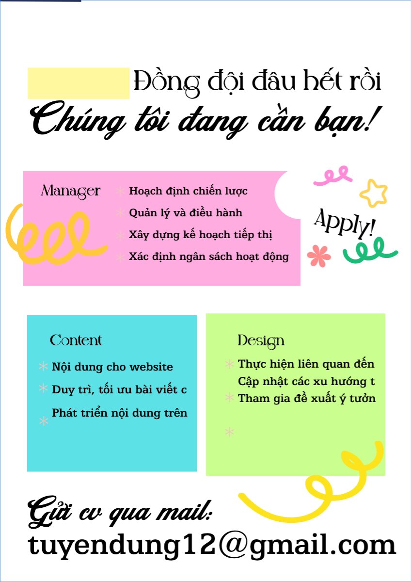Tuyển dụng nhân tài