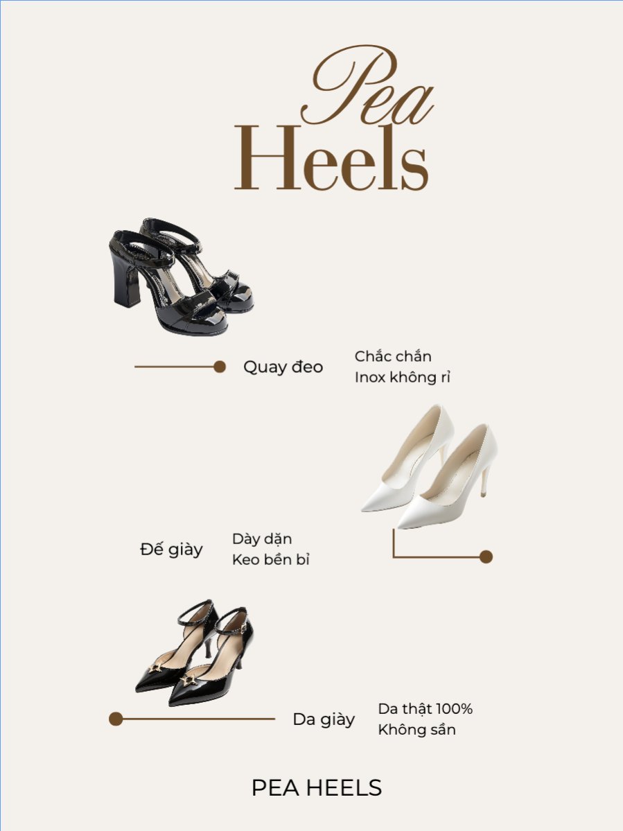 Mẫu Banner dọc Giày, giày cao gót, fashion, thời trang, shose, phụ kiện — LayerPic