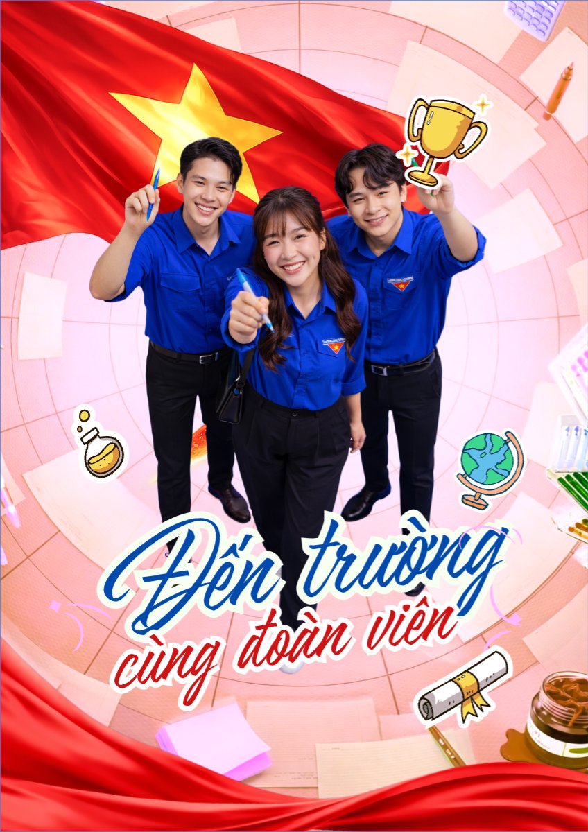 Đến trường cùng đoàn viên