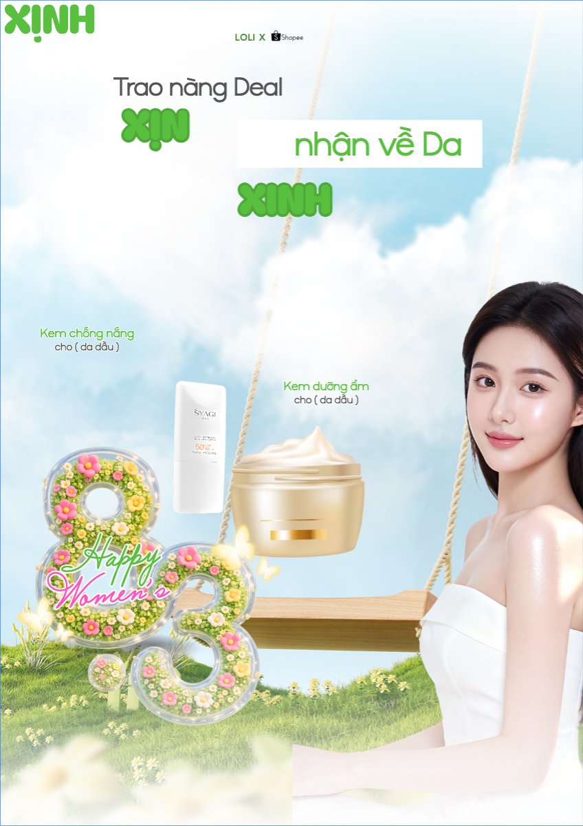 Trao nàng deal xịn nhận về da xinh