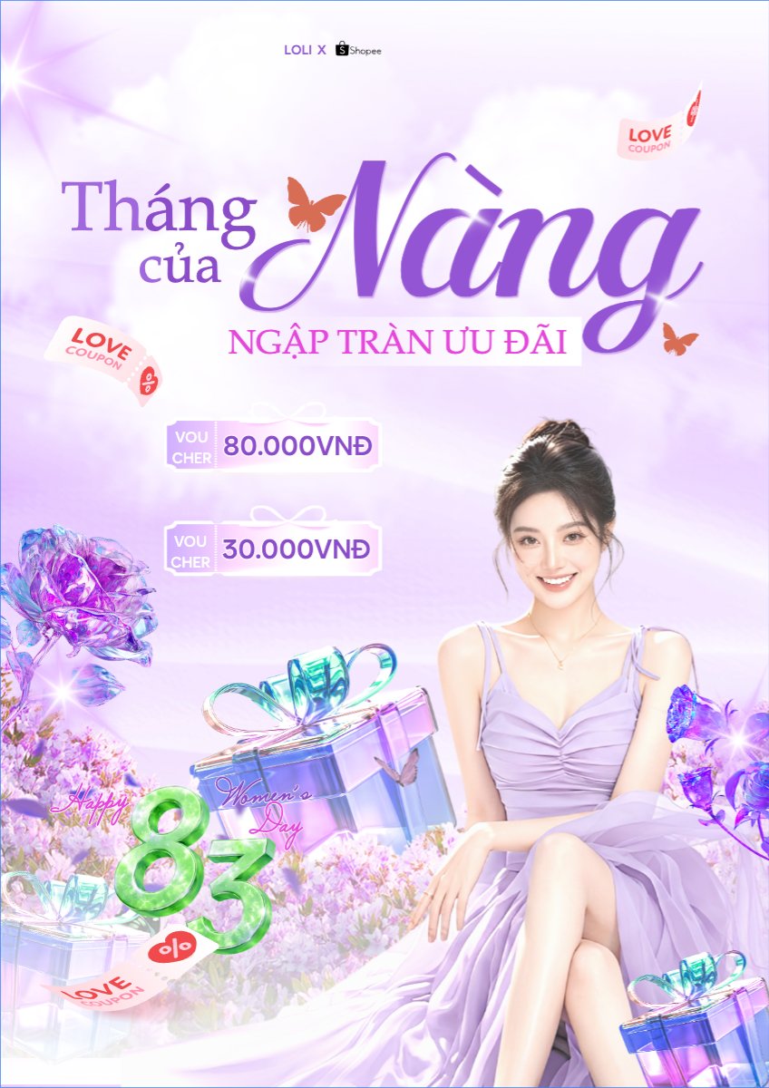 Tháng của nàng ngập tràn ưu đãi