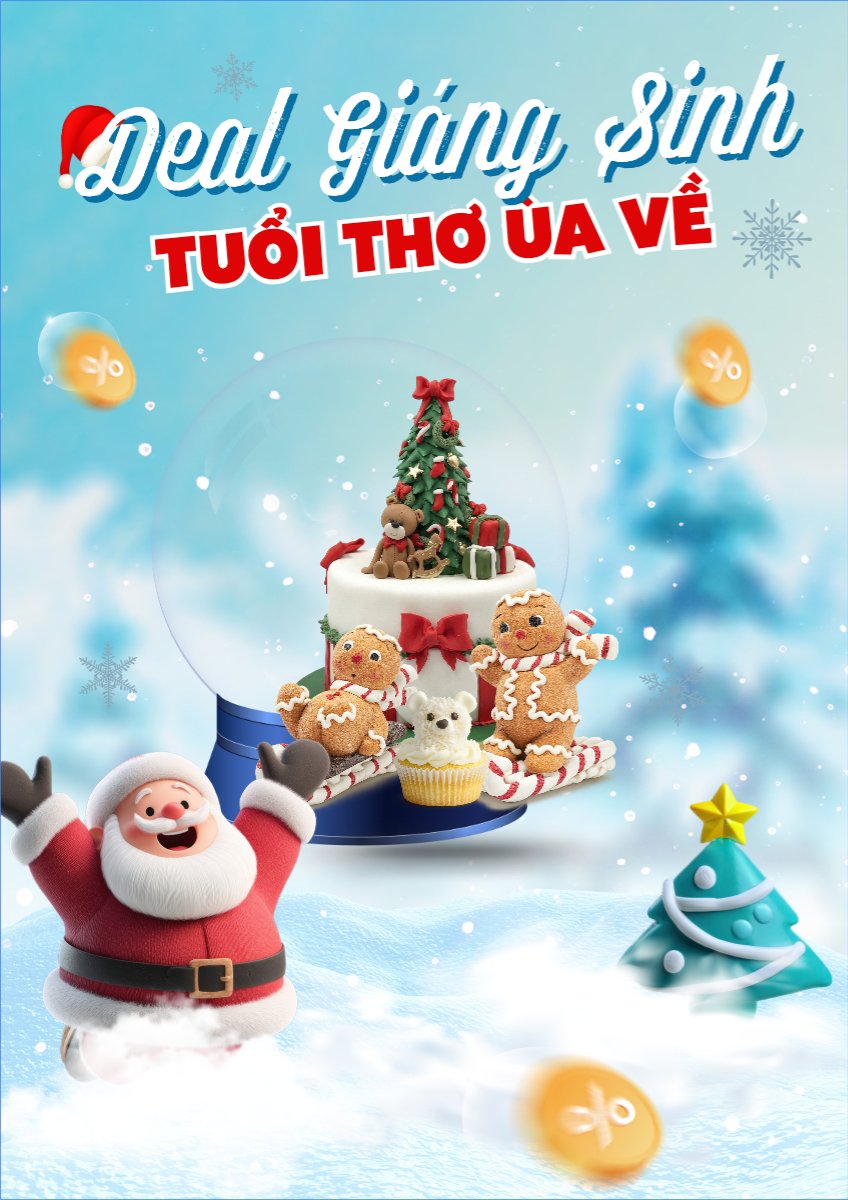 Deal giáng sinh tuổi thơ ùa về