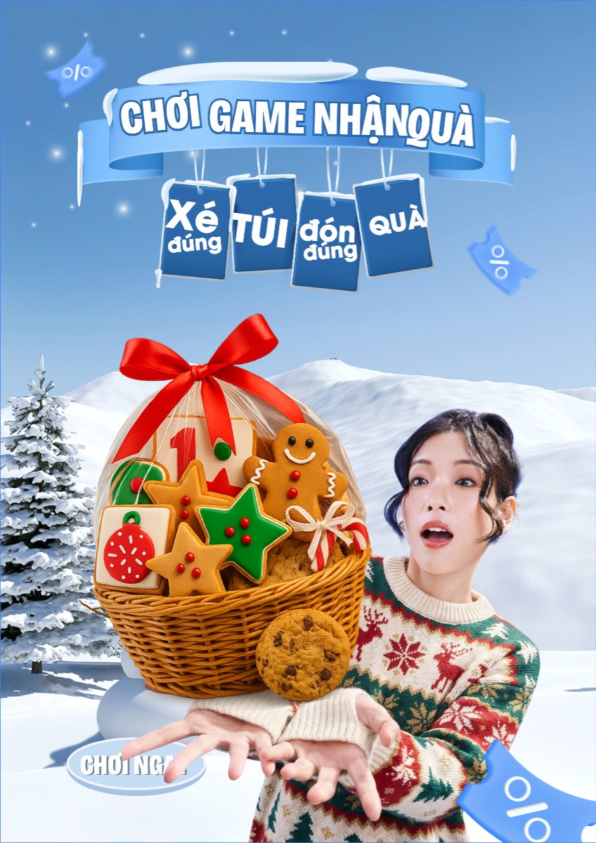 Chơi game nhận quà xé túi