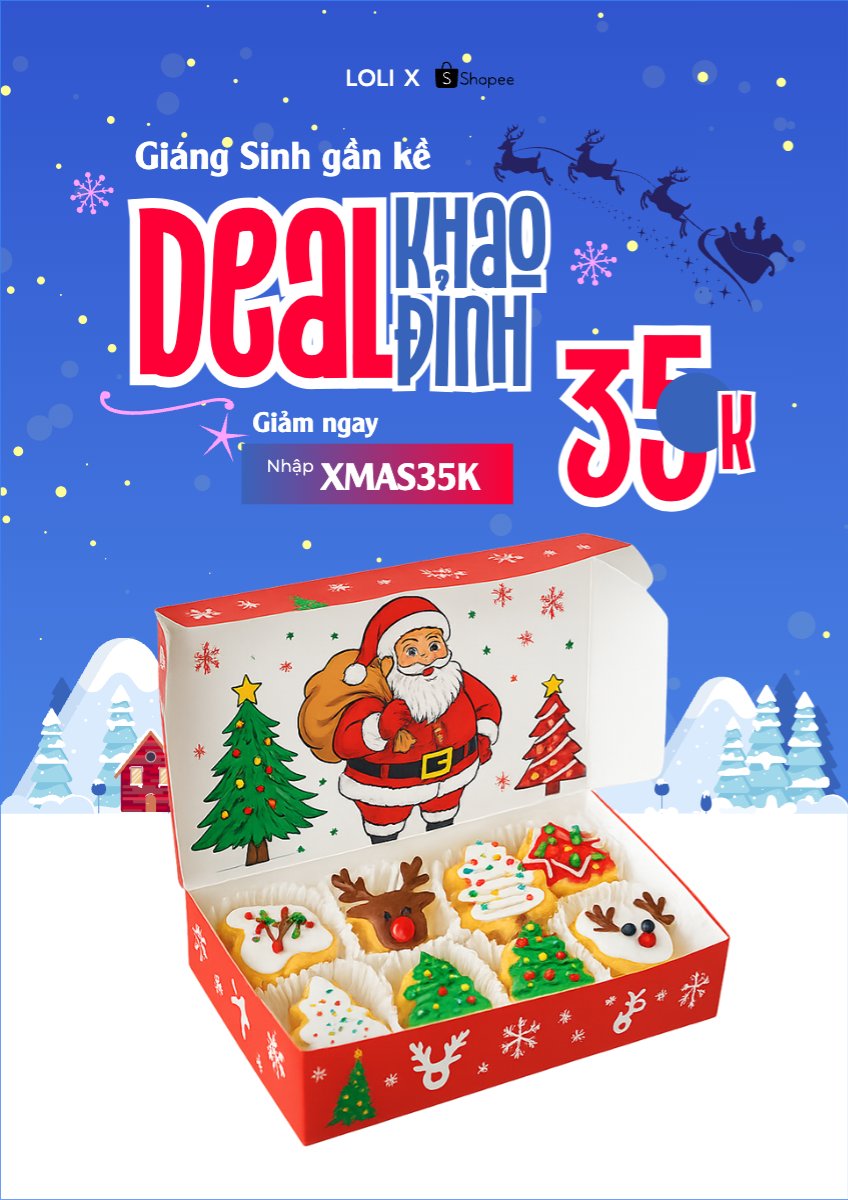 Giáng sinh gần kề deal khao đỉnh