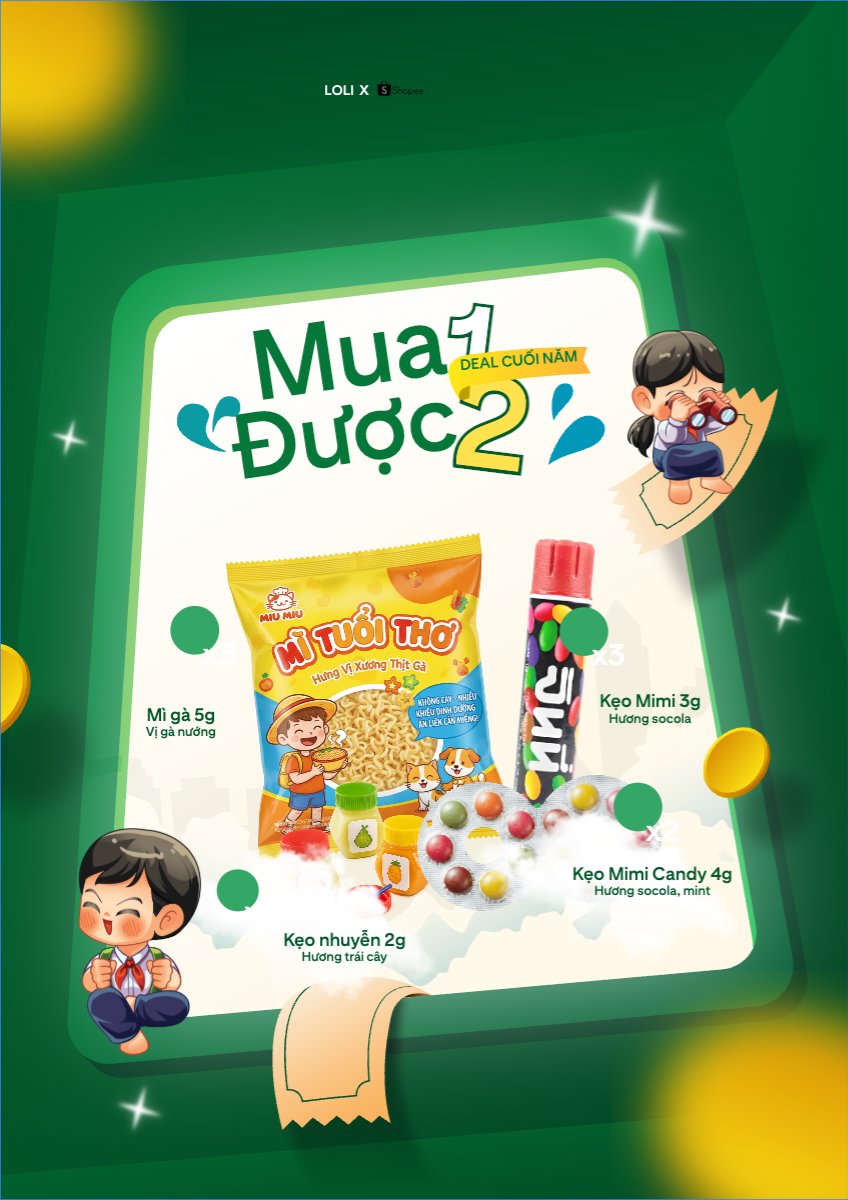 Mua 1 được 2 deal cuối năm