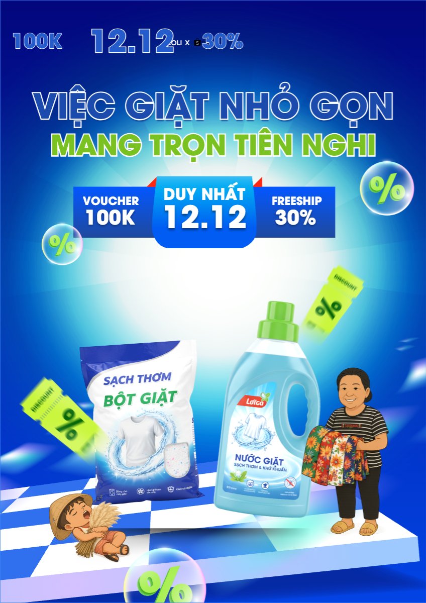 Việc giặt nhỏ gọn mang trọn tiện nghi