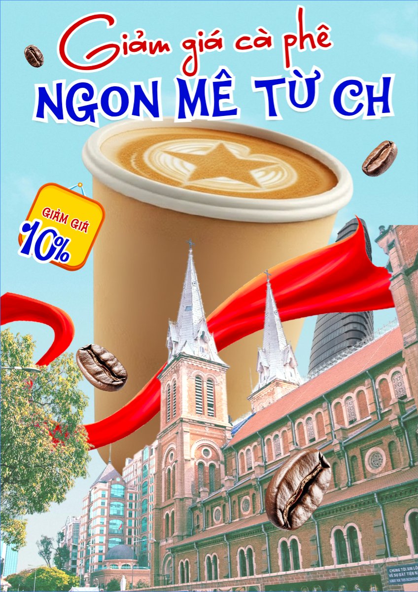 Giảm giá cà phê ngon mê từ chối