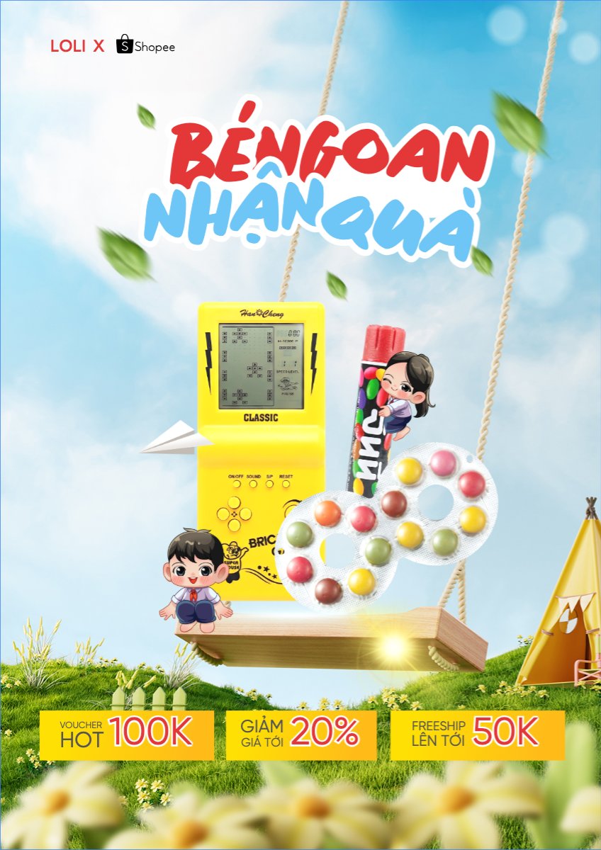 Bé ngoan nhận quà