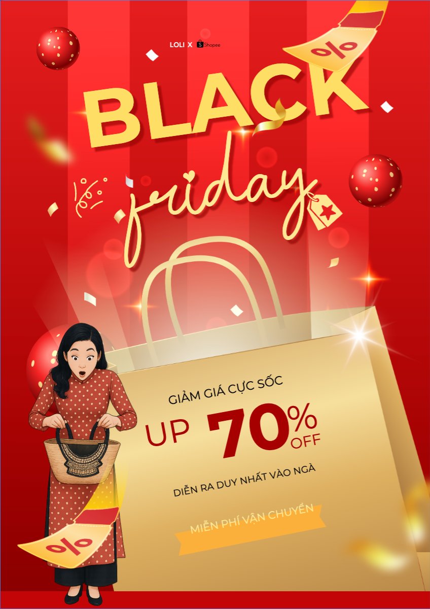 Black friday giảm giá cực sốc