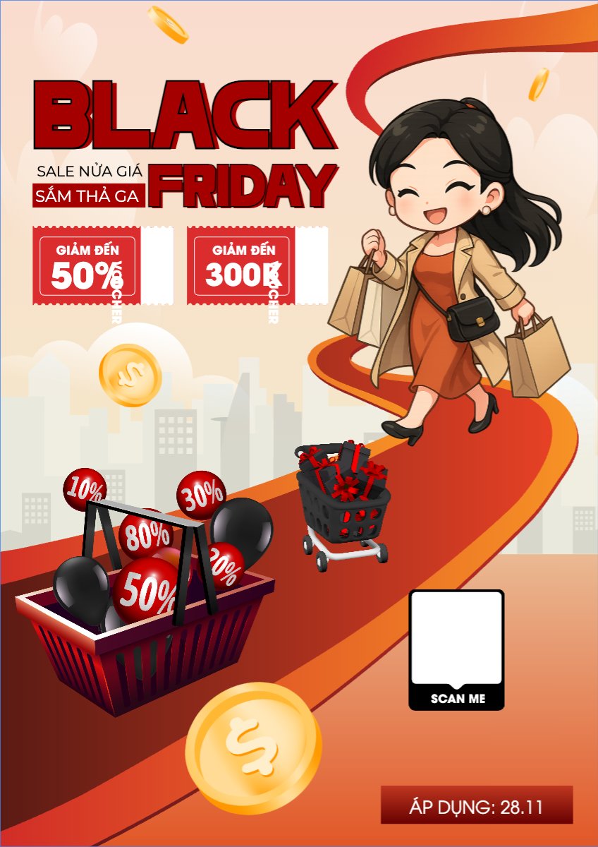 Sale nửa giá sắm thả ga