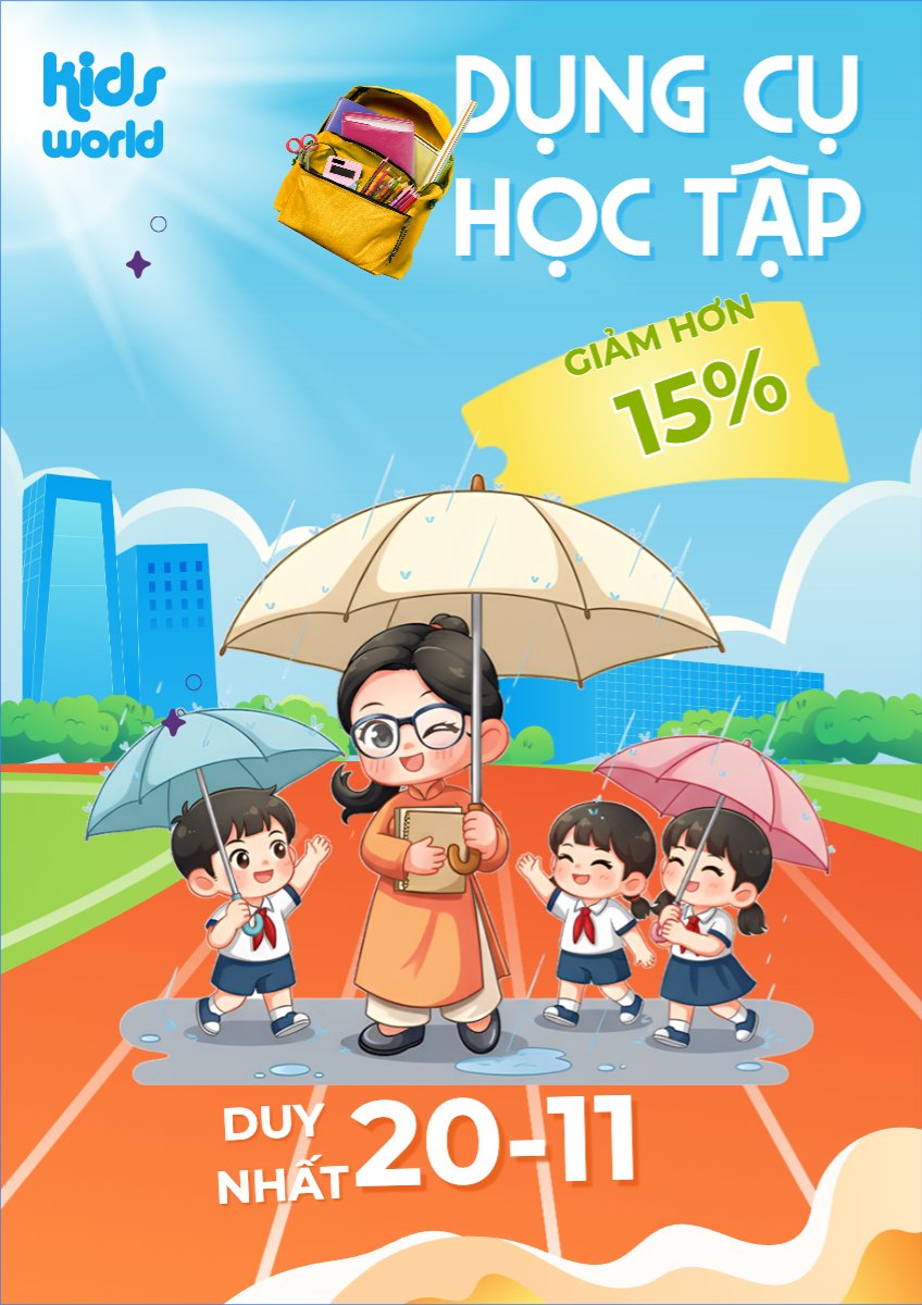 Giảm giá dụng cụ học tập