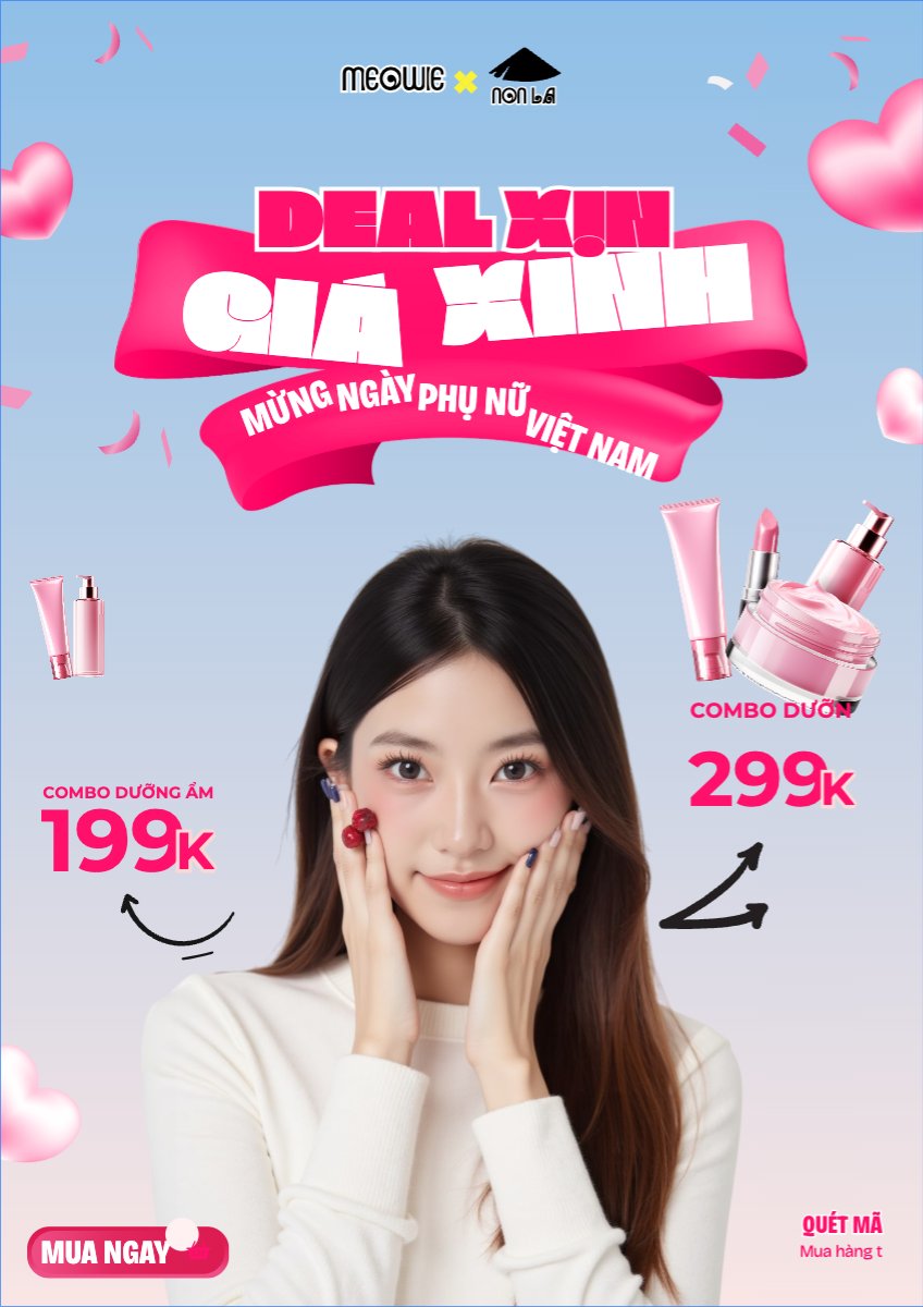 20/10, Ngày phụ nữ Việt Nam, Vietnamese Women's Day, phụ nữ, sự kiện, event, mỹ phẩm, làm đẹp, beauty, hiện đại, modern