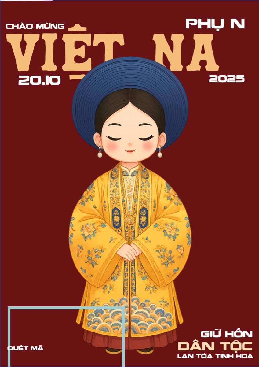 20/10, Ngày phụ nữ Việt Nam, Vietnamese Women's Day, phụ nữ, sự kiện, event, dễ thương, cute, chibi, hoạt hình, cartoon