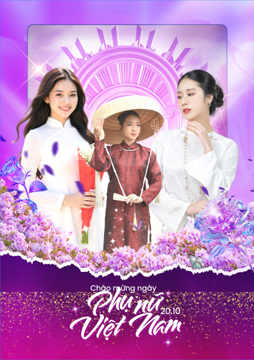 20/10, Ngày phụ nữ Việt Nam, Vietnamese Women's Day, phụ nữ, sự kiện, event, thông báo, chúc mừng, mỹ phẩm, làm đẹp, beauty, hiện đại, modern, hoa lá