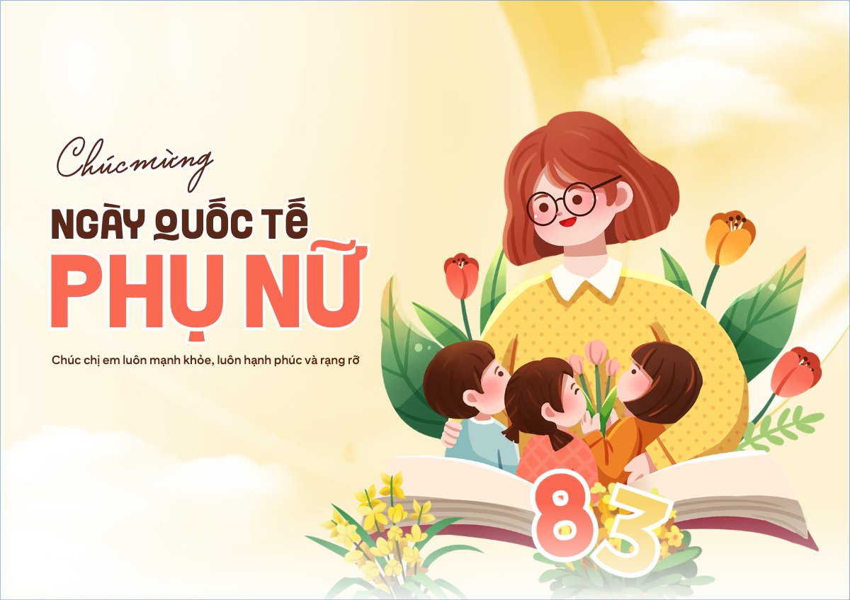 Chúc mừng ngày Quốc tế phụ nữ 8/3