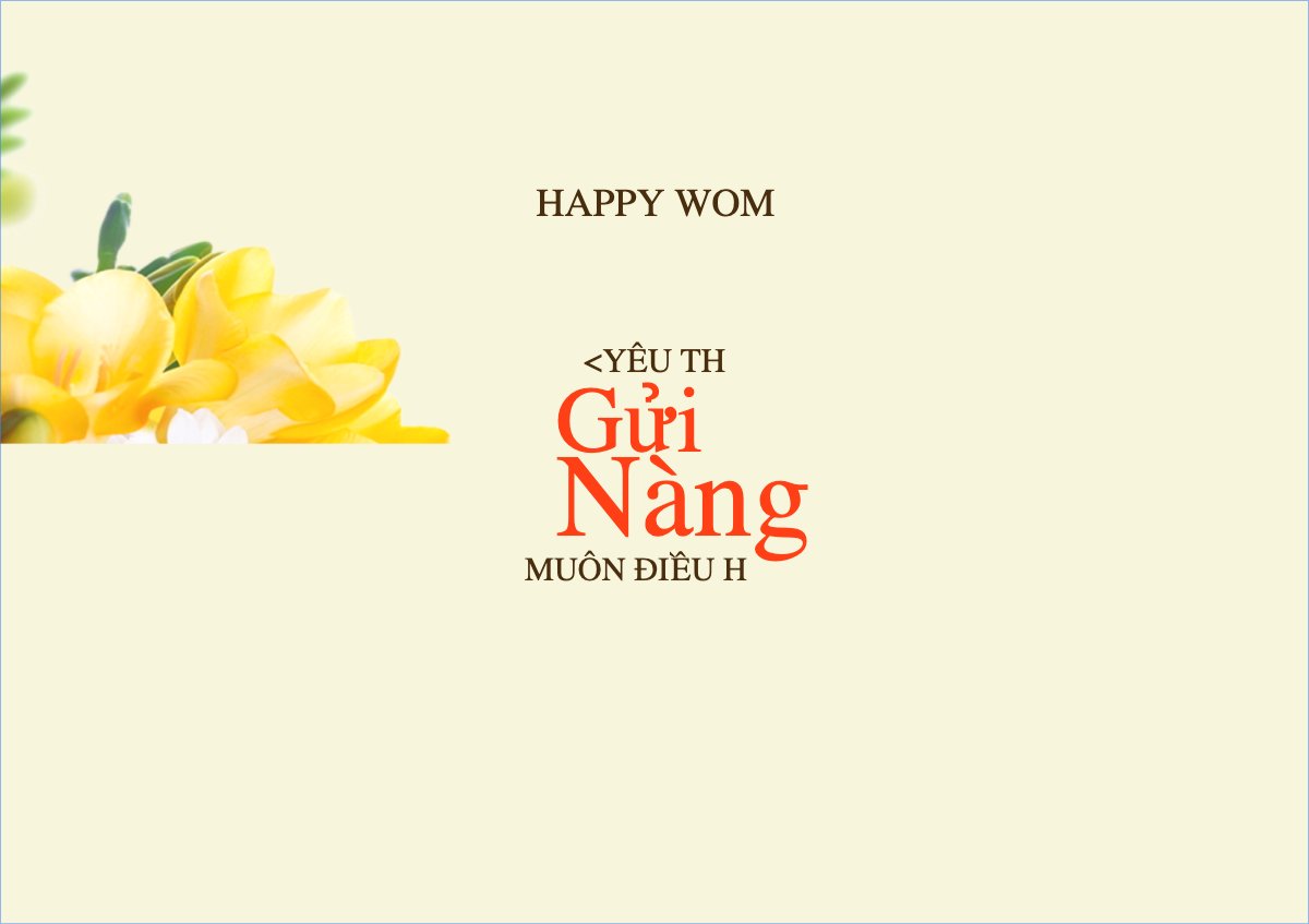 Mẫu Thiệp chúc mừng Chúc mừng ngày Quốc tế phụ nữ 8/3 — LayerPic