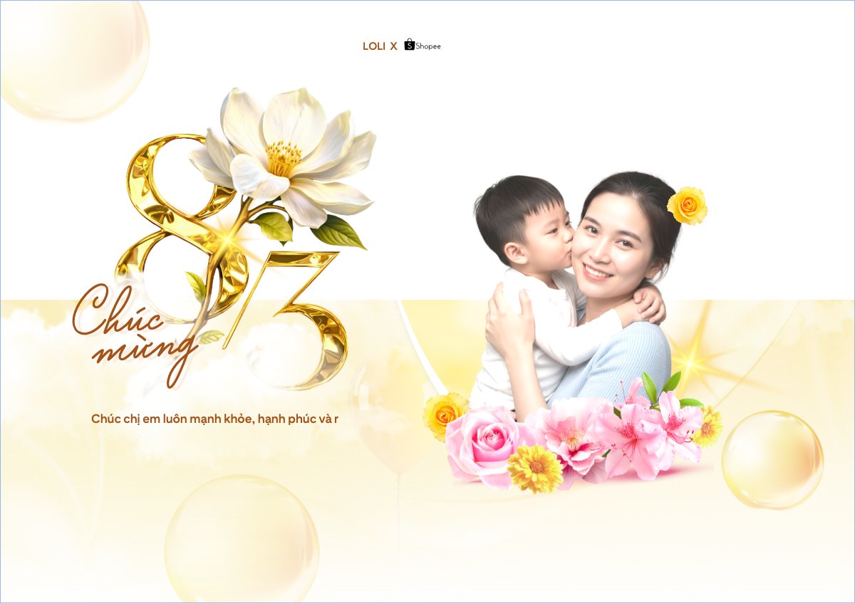 Chúc mừng ngày Quốc tế phụ nữ 8/3