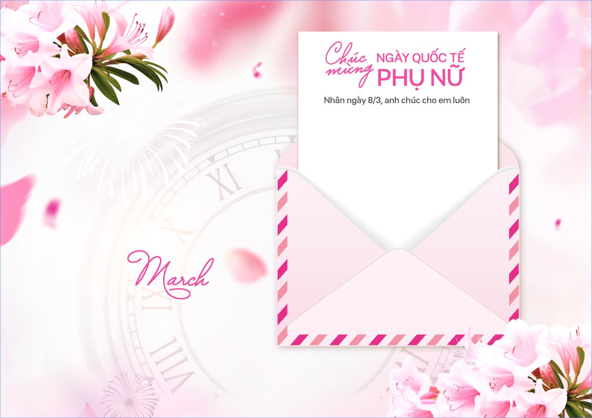 Chúc mừng ngày Quốc tế phụ nữ 8/3