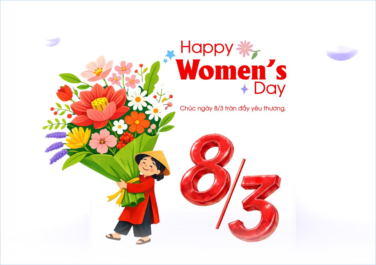 Happy Women's Day 8/3