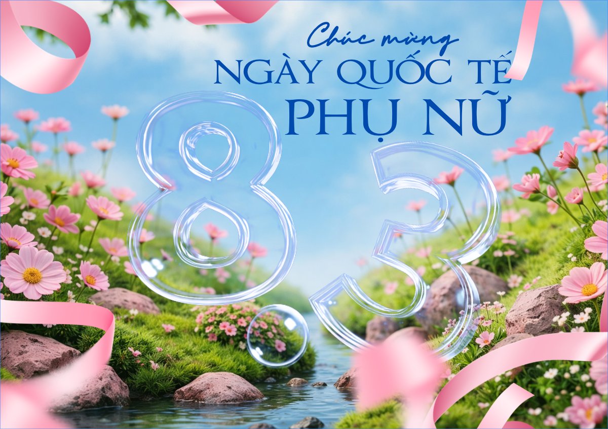 Chúc mừng ngày quốc tế phụ nữ 8.3