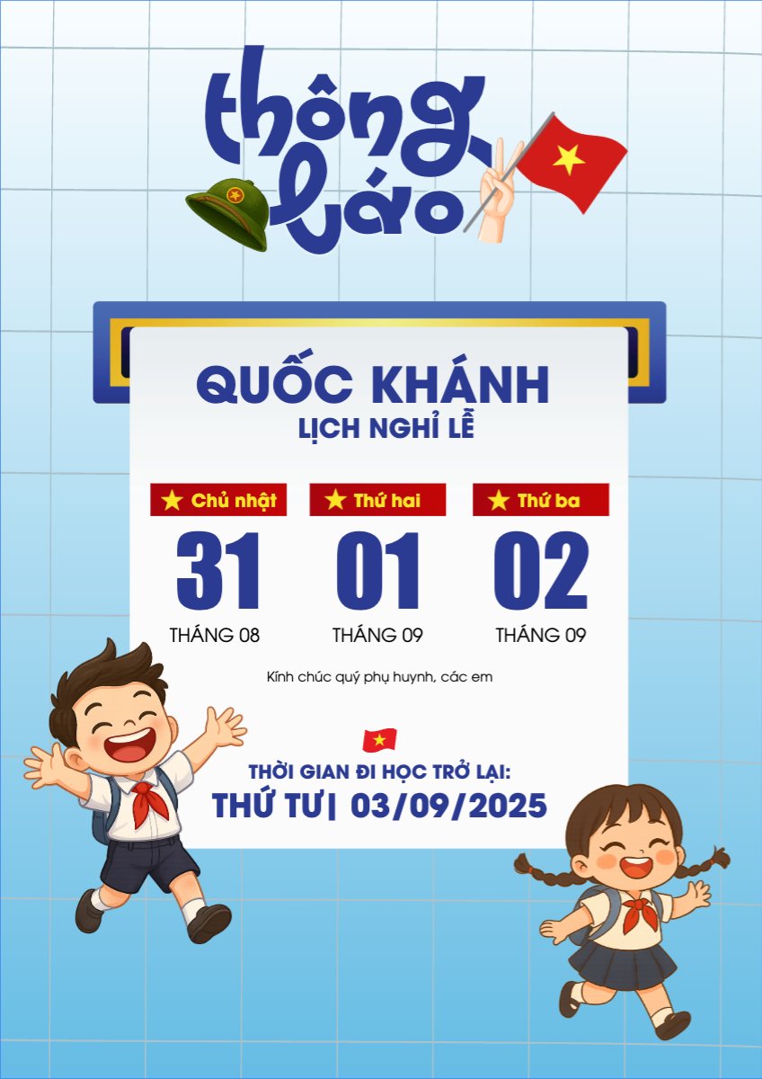 2/9, Quốc Khánh, lễ hội, thông báo, lịch nghỉ, Việt Nam, sự kiện, dễ thương, cute, chibi, hoạt hình, cartoon
