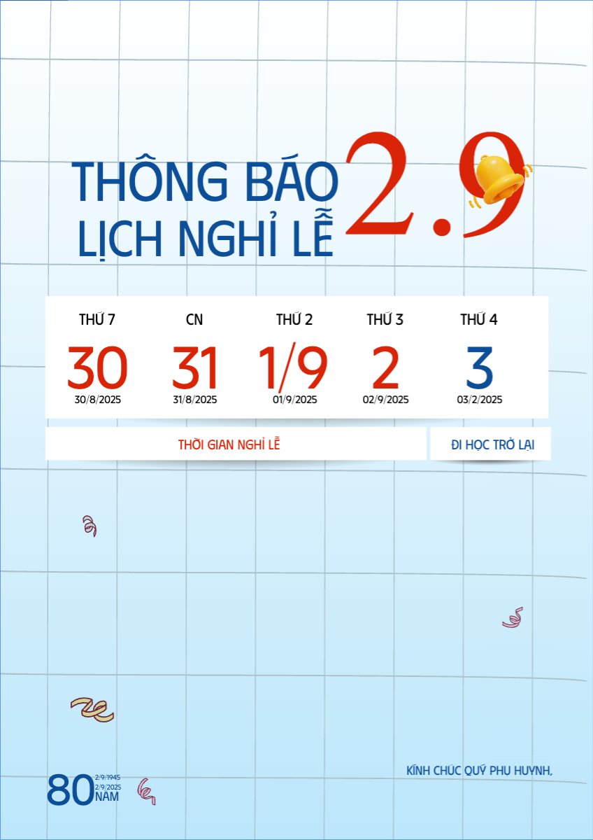 2/9, Quốc Khánh, lễ hội, thông báo, lịch nghỉ, Việt Nam, sự kiện, dễ thương, cute, chibi, hoạt hình, cartoon