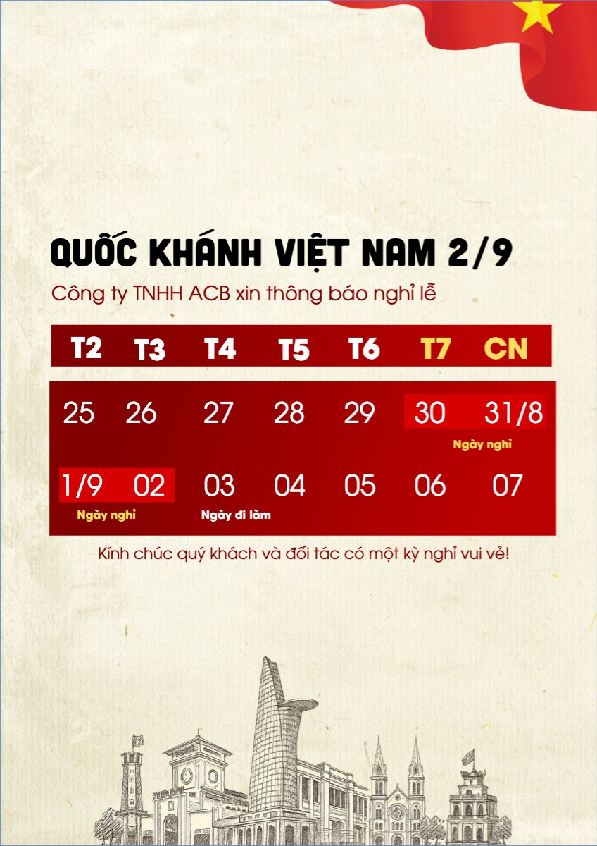 2/9, Quốc Khánh, lễ hội, thông báo, lịch nghỉ, Việt Nam, sự kiện, event, cổ điển, vintage, retro, classic