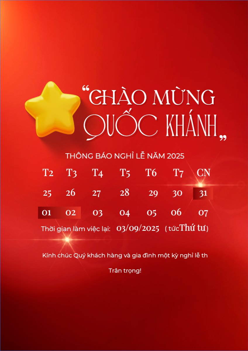2/9, Quốc Khánh, lễ hội, thông báo, lịch nghỉ, Việt Nam, sự kiện, event, hiện đại, modern