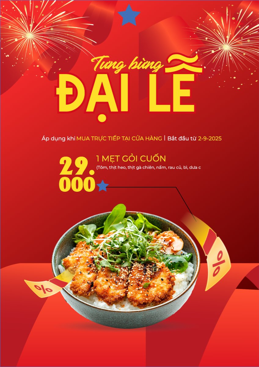 2/9, Quốc Khánh, lễ hội, Việt Nam, đồ ăn, food, thực phẩm, ẩm thực, món ăn, F&B, thức ăn, hiện đại, modern	