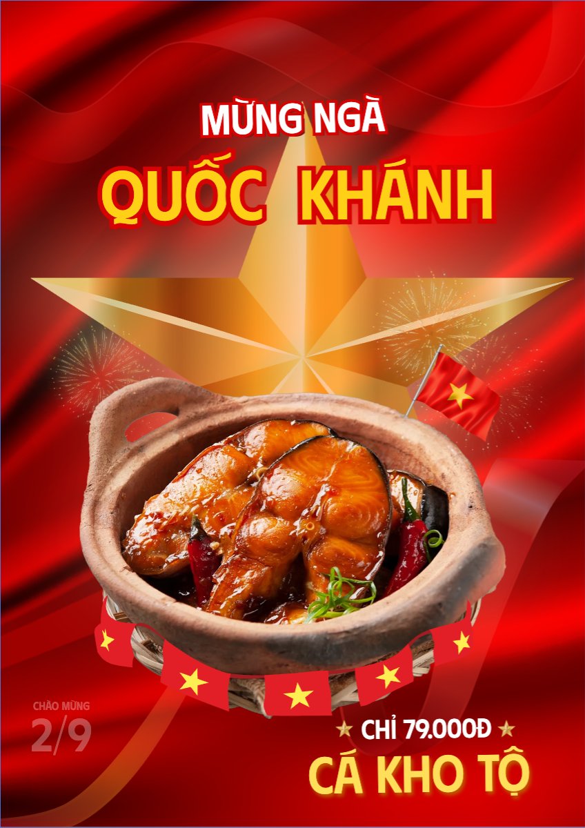 2/9, Quốc Khánh, lễ hội, Việt Nam, đồ ăn, food, thực phẩm, ẩm thực, món ăn, F&B, thức ăn, hiện đại,  modern