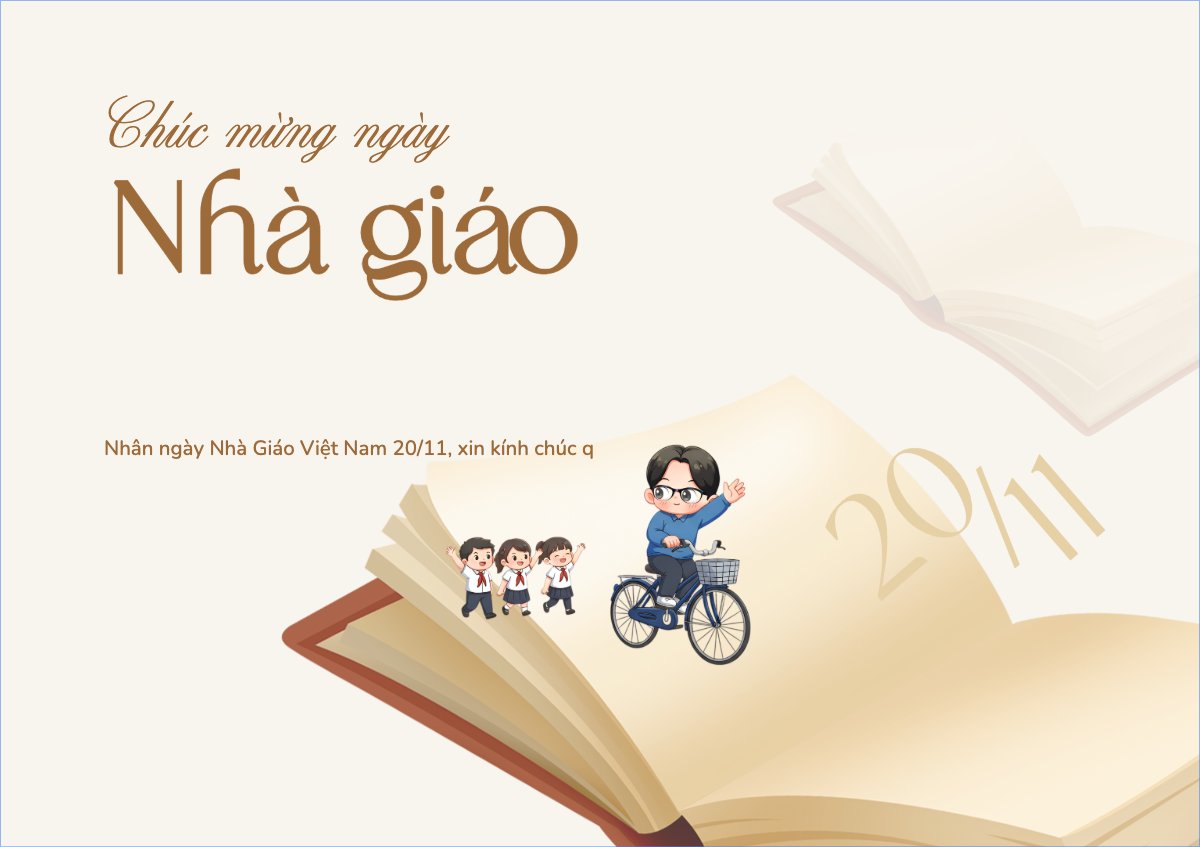 Chúc mừng ngày Nhà giáo Việt Nam 20/11