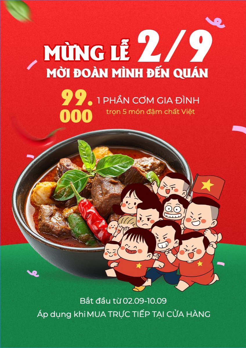 2/9, Quốc Khánh, lễ hội, Việt Nam, food, ẩm thực, sự kiện, event, hiện đại, sang trọng, modern