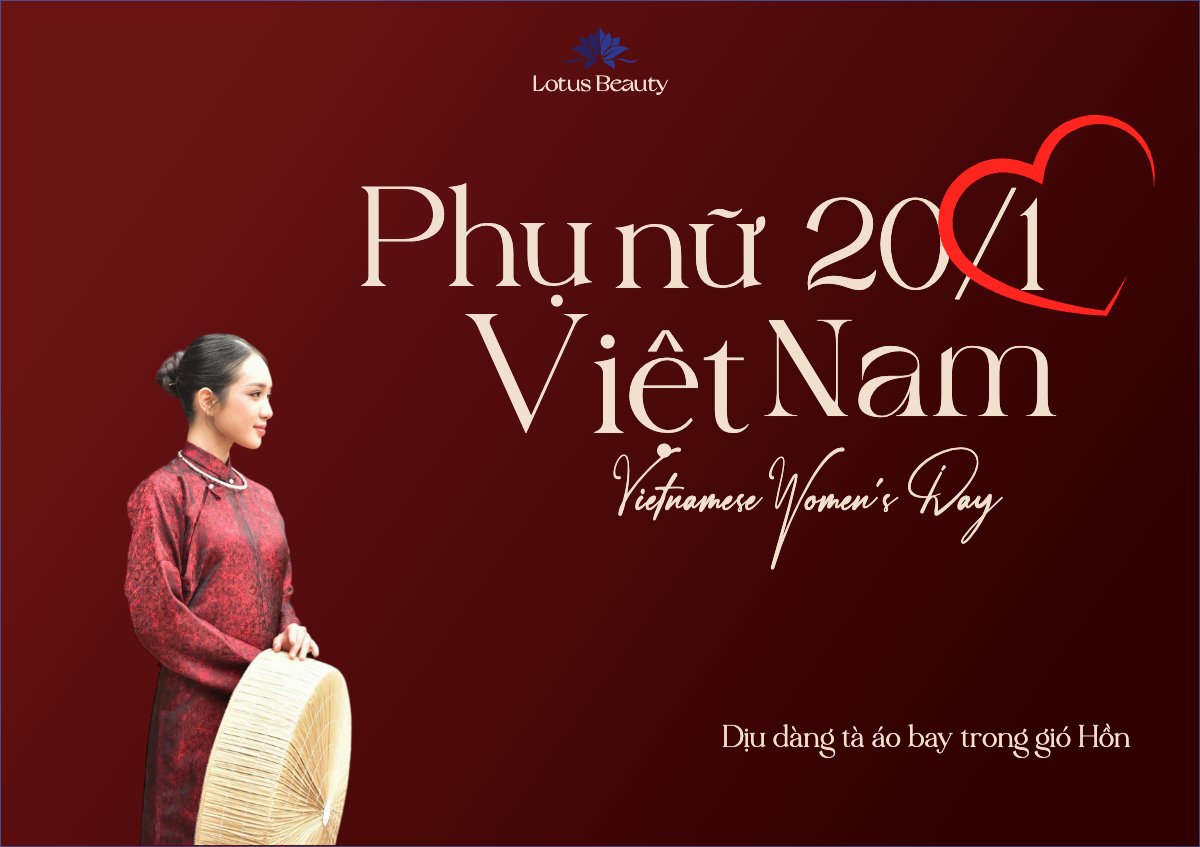 20/10, Ngày phụ nữ Việt Nam, Vietnamese Women's Day, phụ nữ, sự kiện, event, mỹ phẩm, làm đẹp, beauty, hiện đại, modern