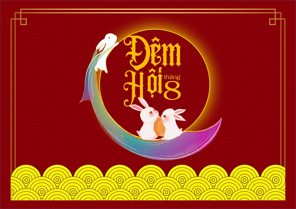 Trung thu, Tết Đoàn Viên, mid-autumn festival, sự kiện, event, dễ thương, cute, chibi, hoạt hình, cartoon
