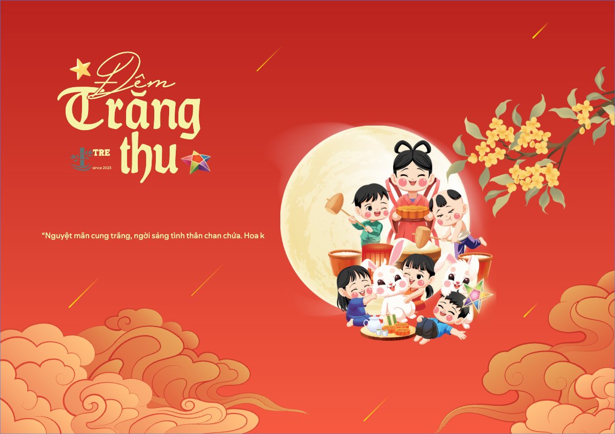 Trung thu, Tết Đoàn Viên, mid-autumn festival, sự kiện, event, dễ thương, cute, chibi, hoạt hình, cartoon