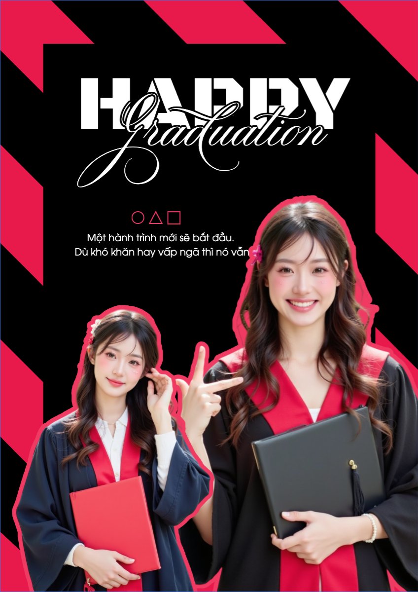 Tốt nghiệp, kỉ yếu, Graduation, yearbook, giáo dục, education, squid game, hoạt hình, cartoon	