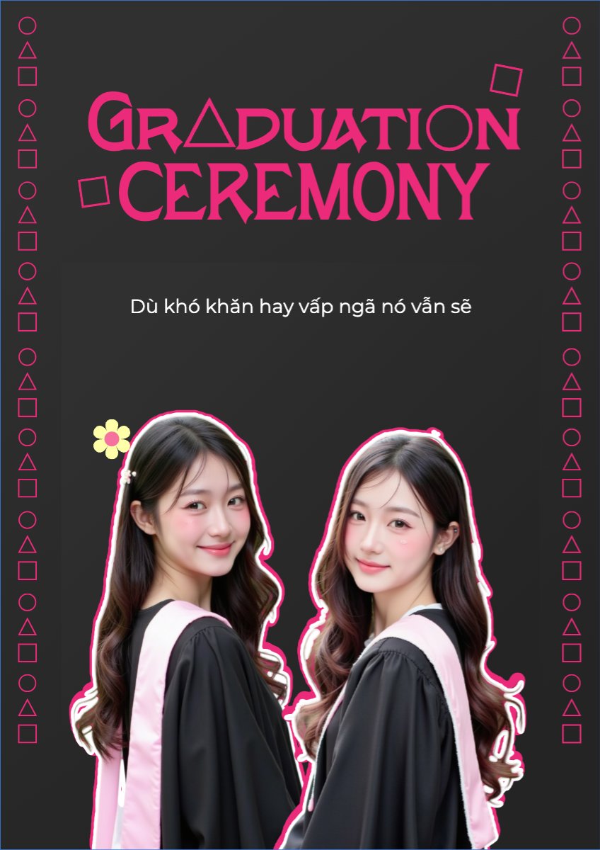 Tốt nghiệp, kỉ yếu, Graduation, yearbook, giáo dục, education, squid game, hoạt hình, cartoon	