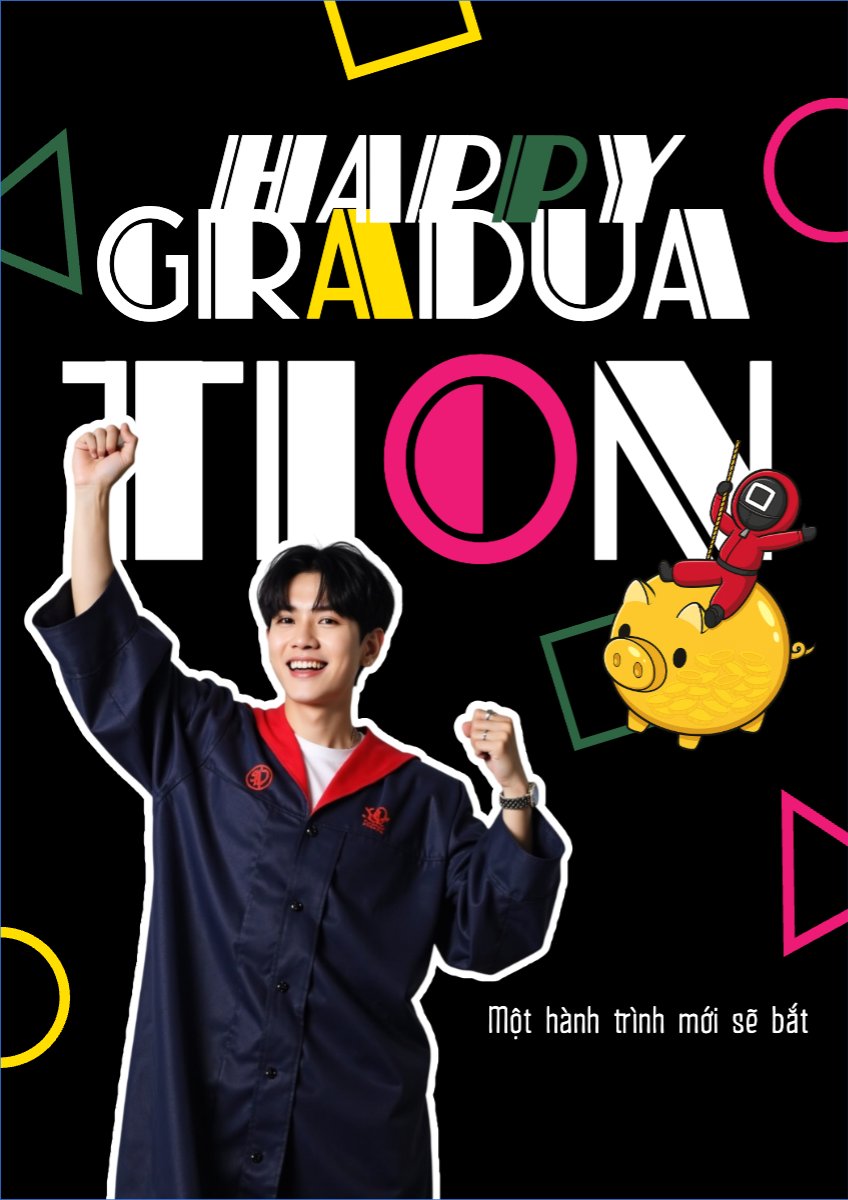 Tốt nghiệp, kỉ yếu, Graduation, yearbook, giáo dục, education, squid game, hoạt hình, cartoon